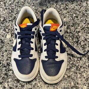 Nike Kids' Blue and White Sneakers